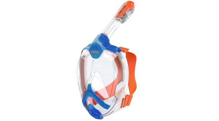 ΜΑΣΚΑ FULL FACE SEAC UNICA S/M - ΔΙΑΦΑΝΟ ΜΠΛΕ