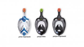 ΜΑΣΚΑ FULL FACE SEAC UNICA S/M - ΔΙΑΦΑΝΟ ΜΠΛΕ