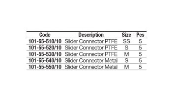 ΣΤΡΙΦΤΑΡΟΠΑΡΑΜΑΝΕΣ TRABUCCO SLIDER CONNECTOR PTFE -SS-