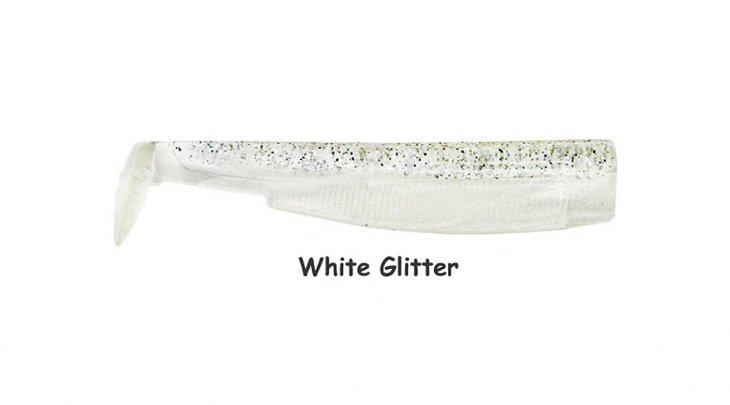 ΣΩΜΑΤΑ BLACK MINNOW 90 / No2 - GLITTER WHITE 4gr