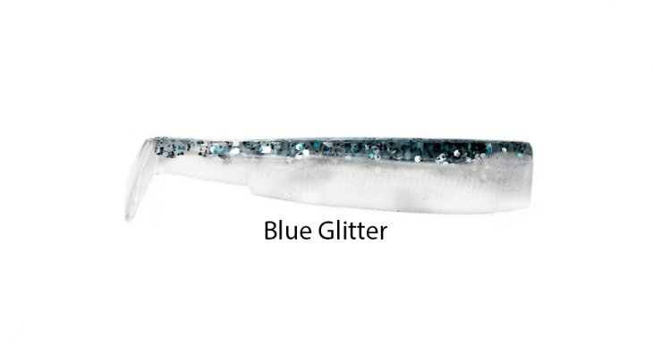 ΣΩΜΑΤΑ BLACK MINNOW 90 / No2 - BLUE GLITTER 4gr