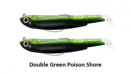 ΣΕΤ BLACK MINNOW 120 / No3 SHORE - GREEN POISON