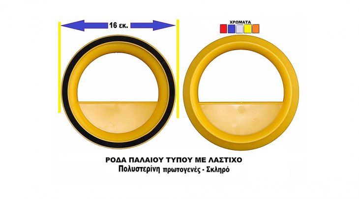 ΡΟΔΑ ΧΟΥΦΤΑ ΜΕ ΦΕΛΟ Ø16cm