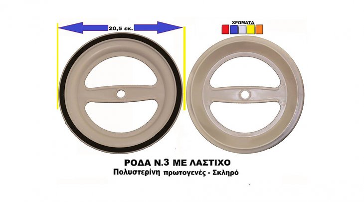ΡΟΔΑ Νο3 ΜΕ ΦΕΛΟ Ø20.5cm