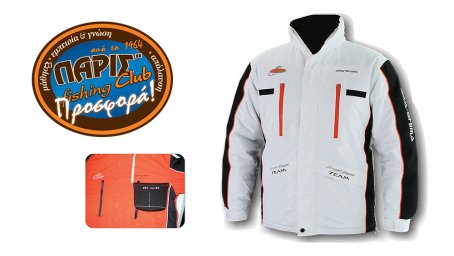 ΜΠΟΥΦΑΝ AWA-SHIMA N'GAGE TASLAN BREATHABLE JACKET ΑΣΠΡΟ/ΜΑΥΡΟ XXL - ΠΡΟΣΦΟΡΑ -25%