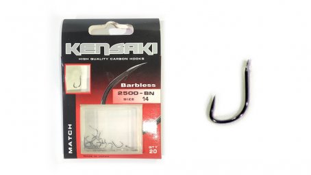 KENSAKI 2500-BLACK NICKEL No14 HOOKS