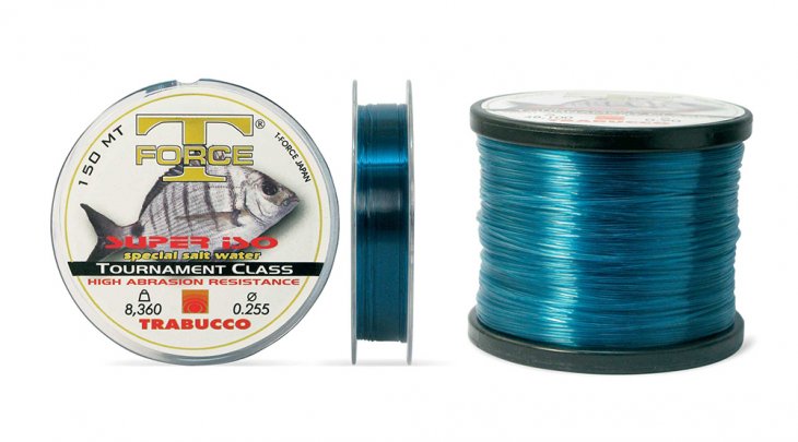 Trabucco Filo Da Pesca T-Force Super ISO 0.300 Mm 11.94 Kg 300 M In Nylon Ideale Per Lo Spinning Surfcasting Carpfishing Trota Lago Resistente Al Nodo Con POCA Elasticit&agrave;