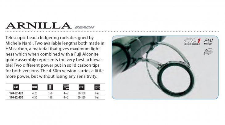 ΚΑΛΑΜΙ TRABUCCO ARNILLA BEACH 4.50m/100gr BEACH LEDGERING