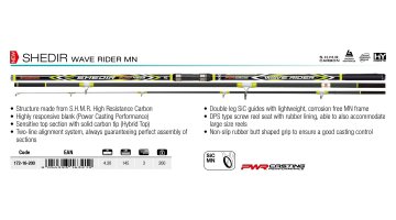 ΚΑΛΑΜΙ TRABUCCO SHEDIR WAVE RIDER MN 4.20m / 200gr SURF CASTING