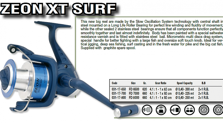 ΜΗΧΑΝΙΣΜΟΣ TRABUCCO ZEON XT SURF 7000 FD
