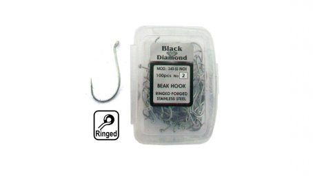 ΑΓΚΙΣΤΡΙΑ BLACK DIAMOND 340-SS INOX ΠΑΠΑΓΑΛΕ ΜΕ ΚΡΙΚΟ