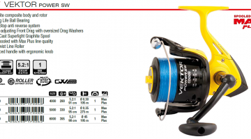 TRABUCCO ΜΗΧΑΝΙΣΜΟΣ VEKTOR FD SW POWER SPOOLED 4000