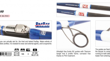 TRABUCCO KHAMSHIN NGX SURF 4.20m/200gr+4.05m/100-130gr SURF/NAGE JAPAN STYLE  ROD