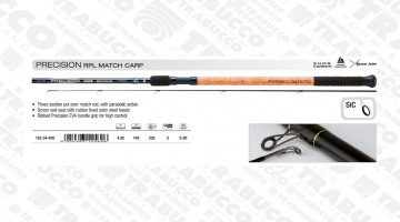 ΚΑΛΑΜΙ TRABUCCO PRECISION RPL MATCH CARP 4.20 m/5-20 gr ΕΓΓΛΕΖΙΚΟ