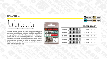 TRABUCCO POWERS XS RINGED HOOKS