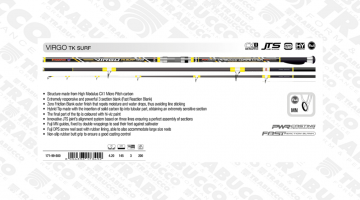 ΚΑΛΑΜΙ TRABUCCO VIRGO TK SURF 4.20m / 200gr SURF CASTING