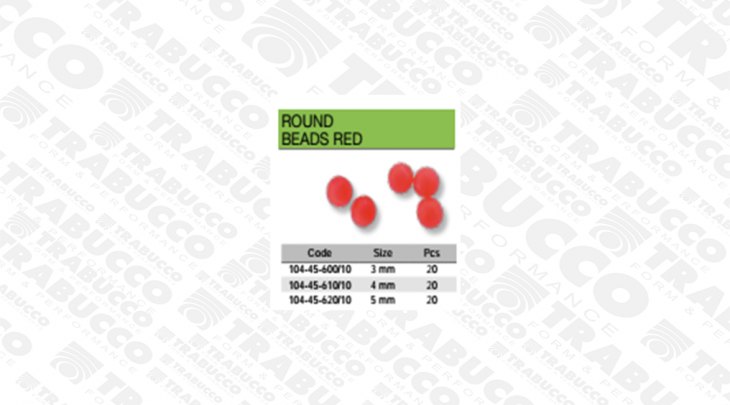 ΧΑΝΤΡΕΣ TRABUCCO SEARIGS RED BEADS 5mm