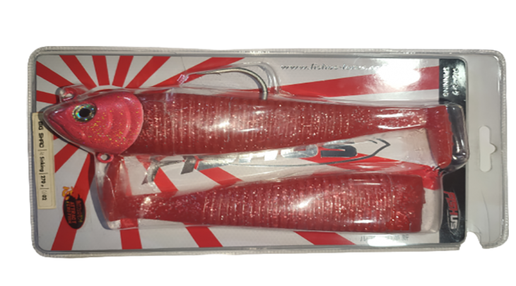 ΨΑΡΑΚΙ ΣΙΛΙΚΟΝΗΣ FISHUS BIG SHAD ΚΟΚΚΙΝΟ 270GR