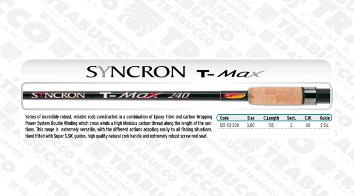 ΚΑΛΑΜΙ TRABUCCO SYNCHRON T-MAX 3.00m/60gr SPINNING