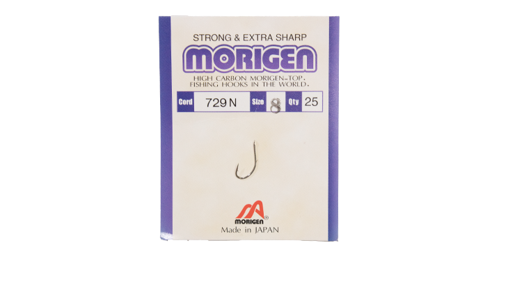 MORIGEN 729N NICKEL No8 HOOKS