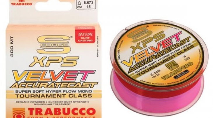 TRABUCCO S-FORCE XPS VELVET ACCURATE CAST 300m FISHING LINE
