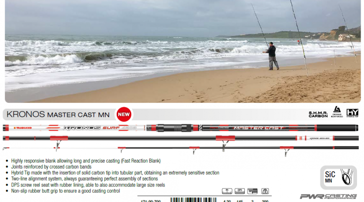 ΚΑΛΑΜΙ TRABUCCO KRONOS MASTER CAST 4.20m/200gr SURF CASTING