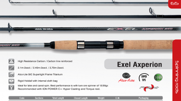 ΚΑΛΑΜΙ AWA-SHIMA EXEL AXPERION 2.10m/7-25gr SPINNING
