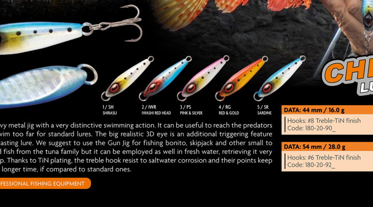 RAPTURE CHIBI GUN JIG S TIN 44mm/16gr