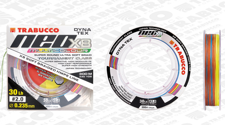 ΝΗΜΑ TRABUCCO DYNA-TEX NEO X8 MULTICOLOR 300m