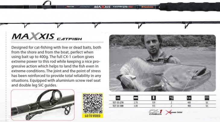 ΚΑΛΑΜΙ TRABUCCO MAXXIS CATFISH 3.00m/400gr ΣΥΡΤΗΣ