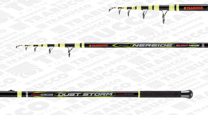 TRABUCCO NEREIDE DUST STORM 4.20m / 160gr SURF CASTING ROD