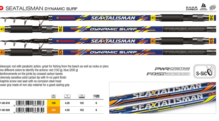 ΚΑΛΑΜΙ TRABUCCO SEATALISMAN DYNAMIC SURF 4.20m/200gr SURFCASTING