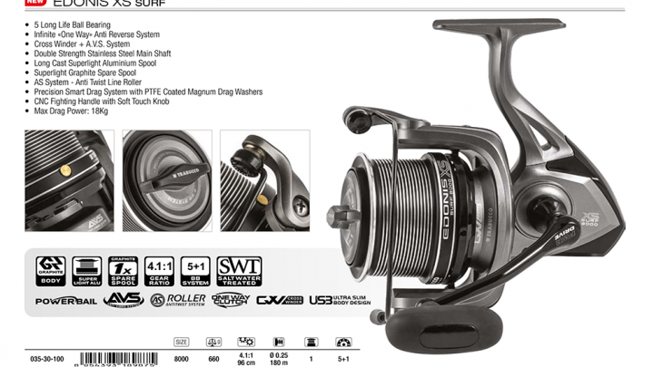 ΜΗΧΑΝΙΣΜΟΣ TRABUCCO EDONIS XS SURF 8000