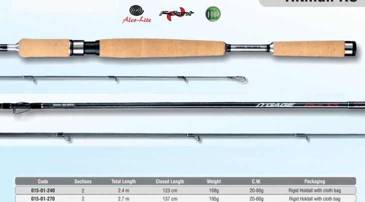 ΚΑΛΑΜΙ AWA-SHIMA N'GAGE HITMAN RS 2.40m/20-60gr SPINNING