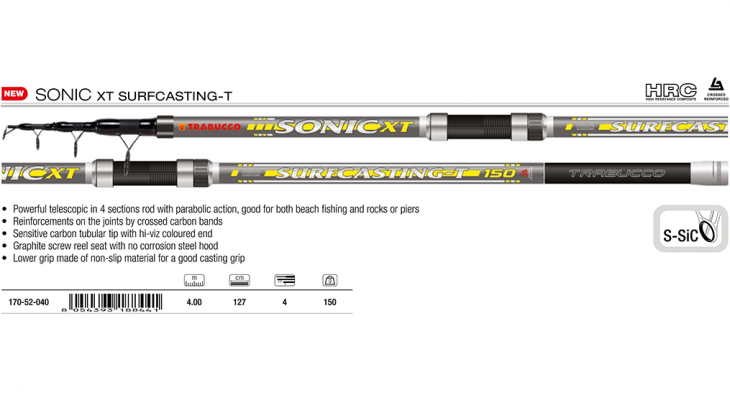ΚΑΛΑΜΙ TRABUCCO SONIC XT SURFCASTING-T 4m/150gr