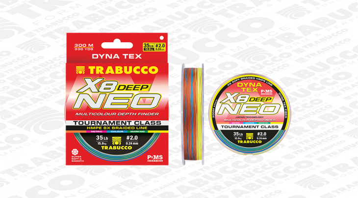 TRABUCCO DYNA-TEX X8 NEO DEEP 300m BRAIDED LINE