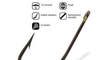ΑΓΚΙΣΤΡΙ VMC 9287 NI NATIONAL ROUND - SHORT SHANK No 2/0 ΣΤΡΑΒΟ ΜΕ ΚΡΙΚΟ