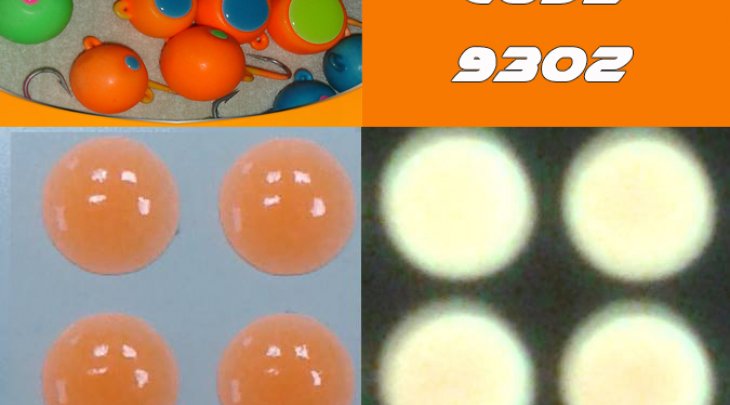 ΜΑΤΑΚΙΑ GFS  FLUO LUMINOUS ΠΟΡΤΟΚΑΛΙ/ORANGE 12mm