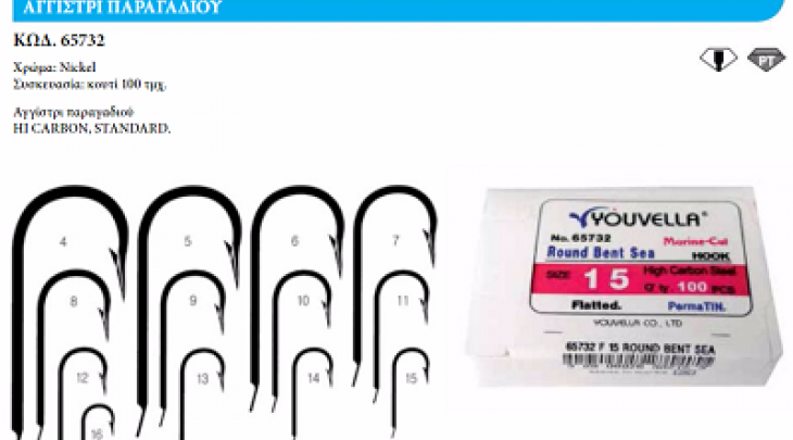 YUVELLA 65732 - NICKEL HOOKS