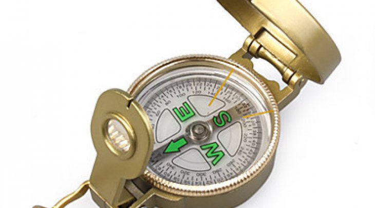 ΠΥΞΙΔΑ LENSATIC COMPASS ΧΡΥΣΗ